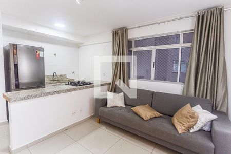 Sala de apartamento para alugar com 1 quarto, 45m² em Centro, Belo Horizonte