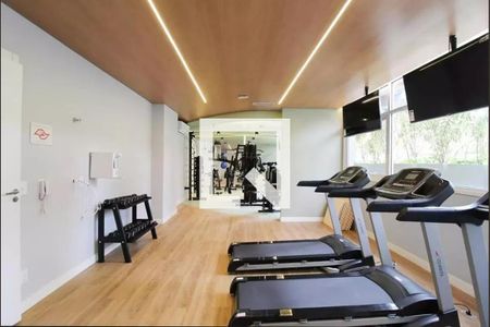 Área comum - Academia de kitnet/studio para alugar com 1 quarto, 25m² em Vila Olímpia, São Paulo