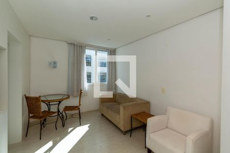 Sala de apartamento à venda com 1 quarto, 45m² em Estoril, Belo Horizonte