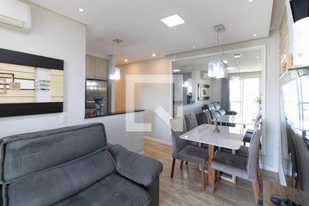 Sala de apartamento à venda com 2 quartos, 56m² em Vila Caraguata, São Paulo