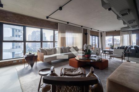 Sala de apartamento à venda com 3 quartos, 267m² em Vila Nova Conceição, São Paulo