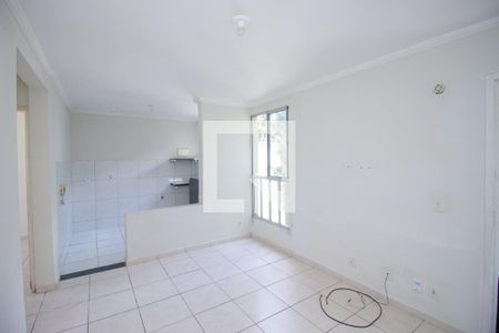 Sala de apartamento à venda com 2 quartos, 50m² em Sapucaias, Contagem