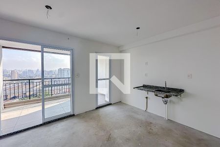 Sala/Cozinha de apartamento à venda com 2 quartos, 53m² em Belenzinho, São Paulo