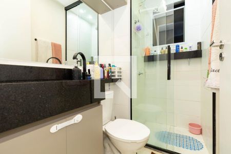 Banheiro de apartamento à venda com 2 quartos, 51m² em Buritis, Belo Horizonte
