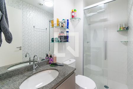 Banheiro de apartamento à venda com 1 quarto, 34m² em Vila Paulista, São Paulo
