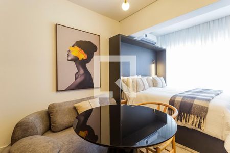 Studio de kitnet/studio para alugar com 1 quarto, 28m² em Indianópolis, São Paulo