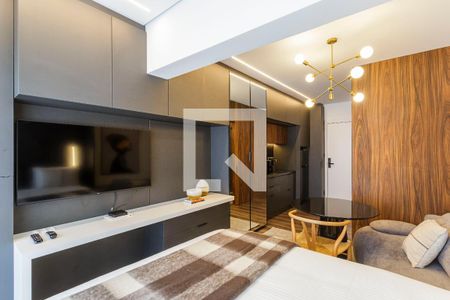 Studio de kitnet/studio para alugar com 1 quarto, 28m² em Indianópolis, São Paulo