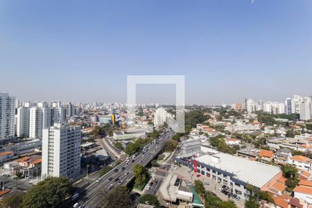 Vista de kitnet/studio para alugar com 1 quarto, 28m² em Indianópolis, São Paulo