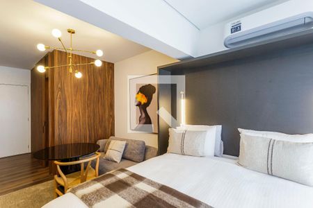 Studio de kitnet/studio para alugar com 1 quarto, 28m² em Indianópolis, São Paulo