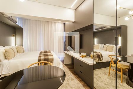 Studio de kitnet/studio para alugar com 1 quarto, 28m² em Indianópolis, São Paulo