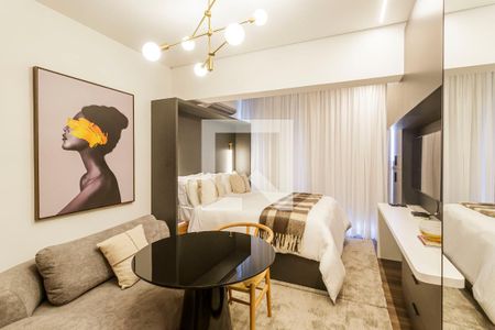 Studio de kitnet/studio para alugar com 1 quarto, 28m² em Indianópolis, São Paulo