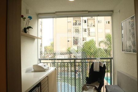Varanda da Sala de apartamento à venda com 3 quartos, 62m² em Parque Sao Domingos, São Paulo