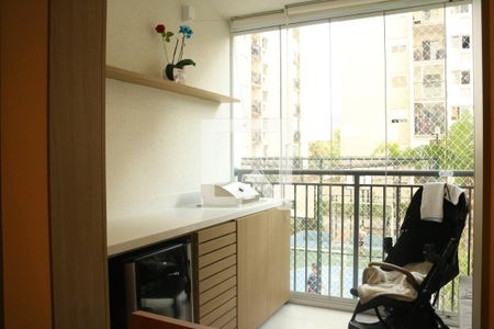 Varanda da Sala de apartamento à venda com 3 quartos, 62m² em Parque Sao Domingos, São Paulo