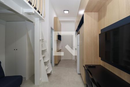 Sala/Quarto de kitnet/studio para alugar com 1 quarto, 24m² em Pinheiros, São Paulo