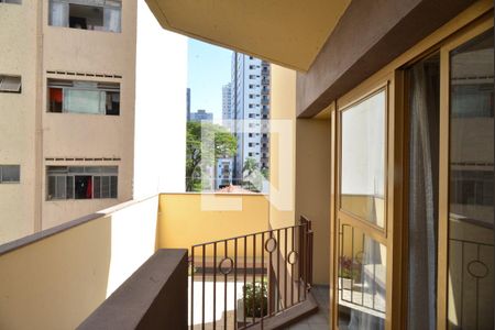 Varanda da Sala de apartamento à venda com 4 quartos, 110m² em Vila Bastos, Santo André
