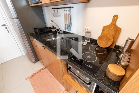 Cozinha de kitnet/studio para alugar com 1 quarto, 23m² em Ipiranga, São Paulo