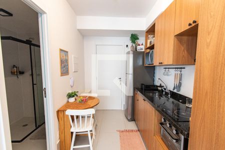 Cozinha de kitnet/studio para alugar com 1 quarto, 23m² em Ipiranga, São Paulo