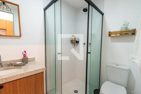 Banheiro Social de kitnet/studio para alugar com 1 quarto, 23m² em Ipiranga, São Paulo