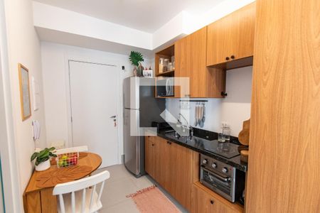 Cozinha de kitnet/studio para alugar com 1 quarto, 23m² em Ipiranga, São Paulo
