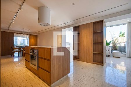 Sala/Cozinha de apartamento para alugar com 1 quarto, 170m² em Pinheiros, São Paulo
