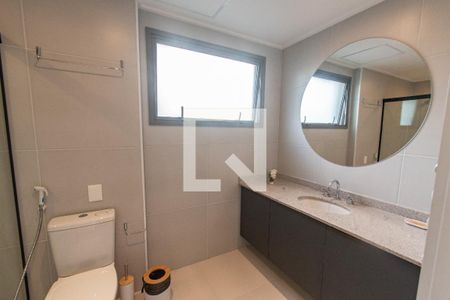 Banheiro Social de kitnet/studio para alugar com 1 quarto, 27m² em Paraíso, São Paulo