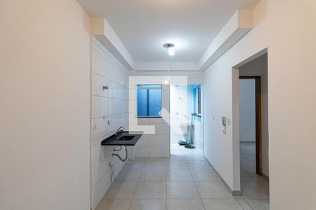 Sala e Cozinha de apartamento para alugar com 2 quartos, 52m² em Parque Paineiras, São Paulo