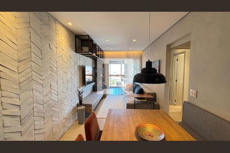 Sala de Jantar de apartamento à venda com 2 quartos, 70m² em Vila Curuçá, Santo André