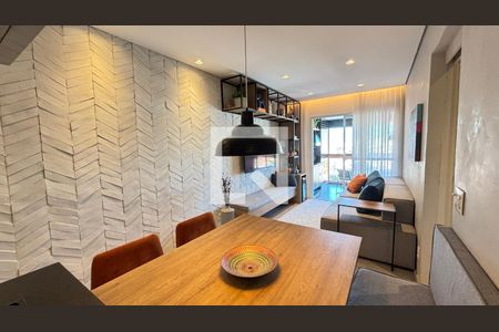 Sala de Jantar de apartamento à venda com 2 quartos, 70m² em Vila Curuçá, Santo André