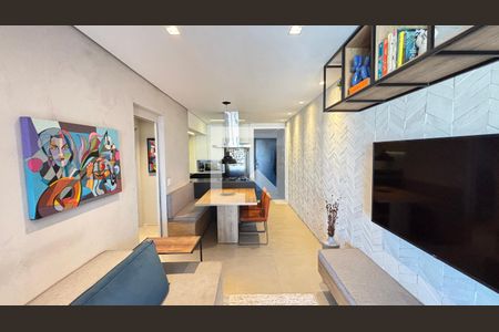 Sala de Jantar de apartamento à venda com 2 quartos, 70m² em Vila Curuçá, Santo André