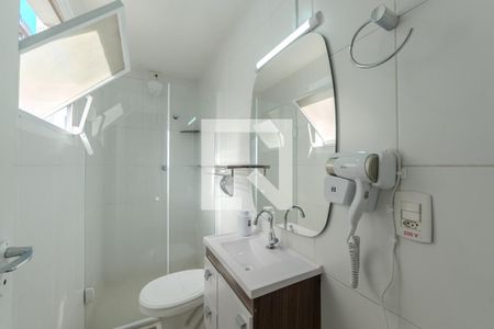 Banheiro da Suíte de apartamento para alugar com 1 quarto, 32m² em Bela Vista, São Paulo