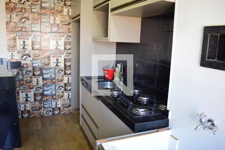 Cozinha e Área de Serviço de apartamento para alugar com 2 quartos, 49m² em Campos Elísios, Ribeirão Preto
