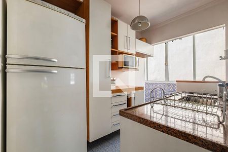 Sala/Cozinha de apartamento para alugar com 1 quarto, 72m² em Pompeia, São Paulo