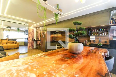 Sala/Cozinha de apartamento à venda com 2 quartos, 48m² em Vila Carmosina, São Paulo