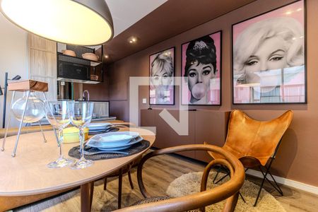 Sala de apartamento à venda com 1 quarto, 45m² em Santa Cecilia, São Paulo