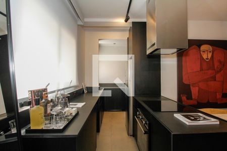 Sala/Cozinha de apartamento para alugar com 1 quarto, 60m² em Cerqueira César, São Paulo