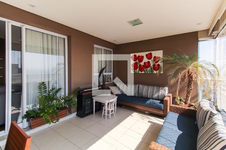 Varanda da Sala de apartamento à venda com 3 quartos, 146m² em Belenzinho, São Paulo