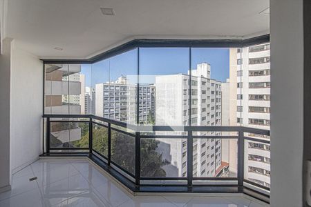 Sacada de apartamento à venda com 3 quartos, 177m² em Paraíso, São Paulo