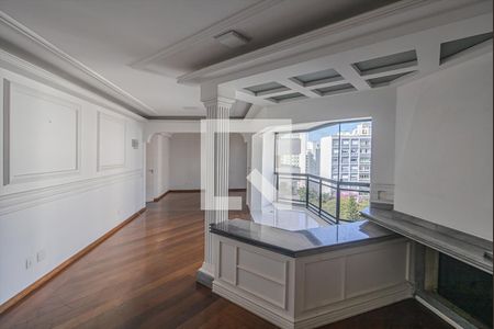Sala  de apartamento à venda com 3 quartos, 177m² em Paraíso, São Paulo