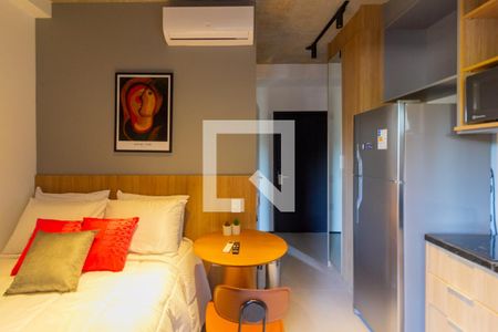 Studio de kitnet/studio para alugar com 1 quarto, 21m² em Jardim das Acacias, São Paulo