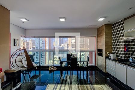 Varanda da Sala de apartamento à venda com 2 quartos, 92m² em Vila Regente Feijó, São Paulo