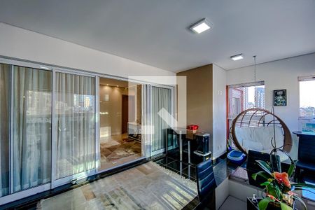 Varanda da Sala de apartamento à venda com 2 quartos, 92m² em Vila Regente Feijó, São Paulo