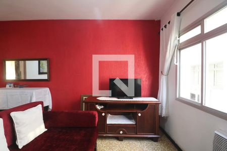 Sala de apartamento para alugar com 3 quartos, 103m² em Jardim Tres Marias, Guarujá
