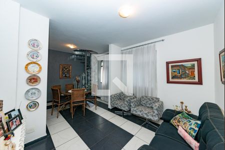 Sala 1 de apartamento à venda com 4 quartos, 173m² em Buritis, Belo Horizonte