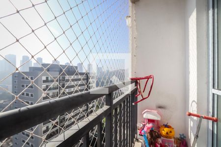 Varanda da Sala de apartamento à venda com 2 quartos, 47m² em Parque Reboucas, São Paulo