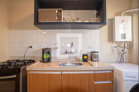 Cozinha de apartamento para alugar com 1 quarto, 36m² em Consolação, São Paulo