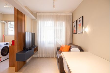 Sala de apartamento à venda com 1 quarto, 36m² em Consolação, São Paulo