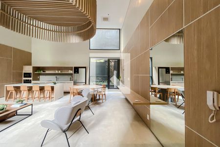 Área comum - Salão de festas de kitnet/studio à venda com 1 quarto, 24m² em Jardim Paulista, São Paulo