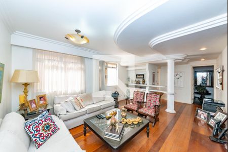 Sala 1 de apartamento à venda com 4 quartos, 230m² em Buritis, Belo Horizonte