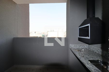 Varanda Gourmet de apartamento à venda com 2 quartos, 61m² em Vila Curuçá, Santo André