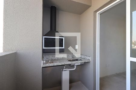 Varanda Gourmet de apartamento à venda com 2 quartos, 61m² em Vila Curuçá, Santo André